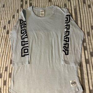 PINK Victoria's Secret Light blue Half Sleeve Tee